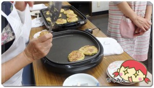 お好み焼き調理