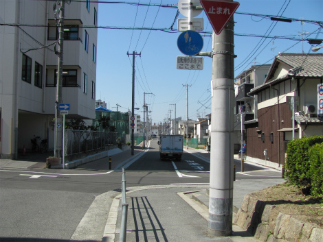 両側通行の道路 2014.03.10道路開通の写真1.jpg