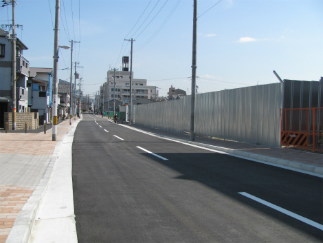 開通した道路の途中の景色 道路開通の写真3.jpg